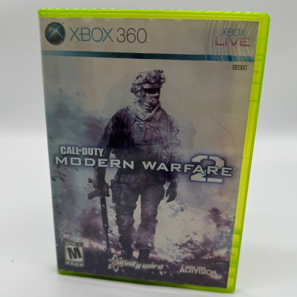 Call of Duty Modern Warfare 2 Microsoft Xbox 360 Activision FPS Shooter Game CIB